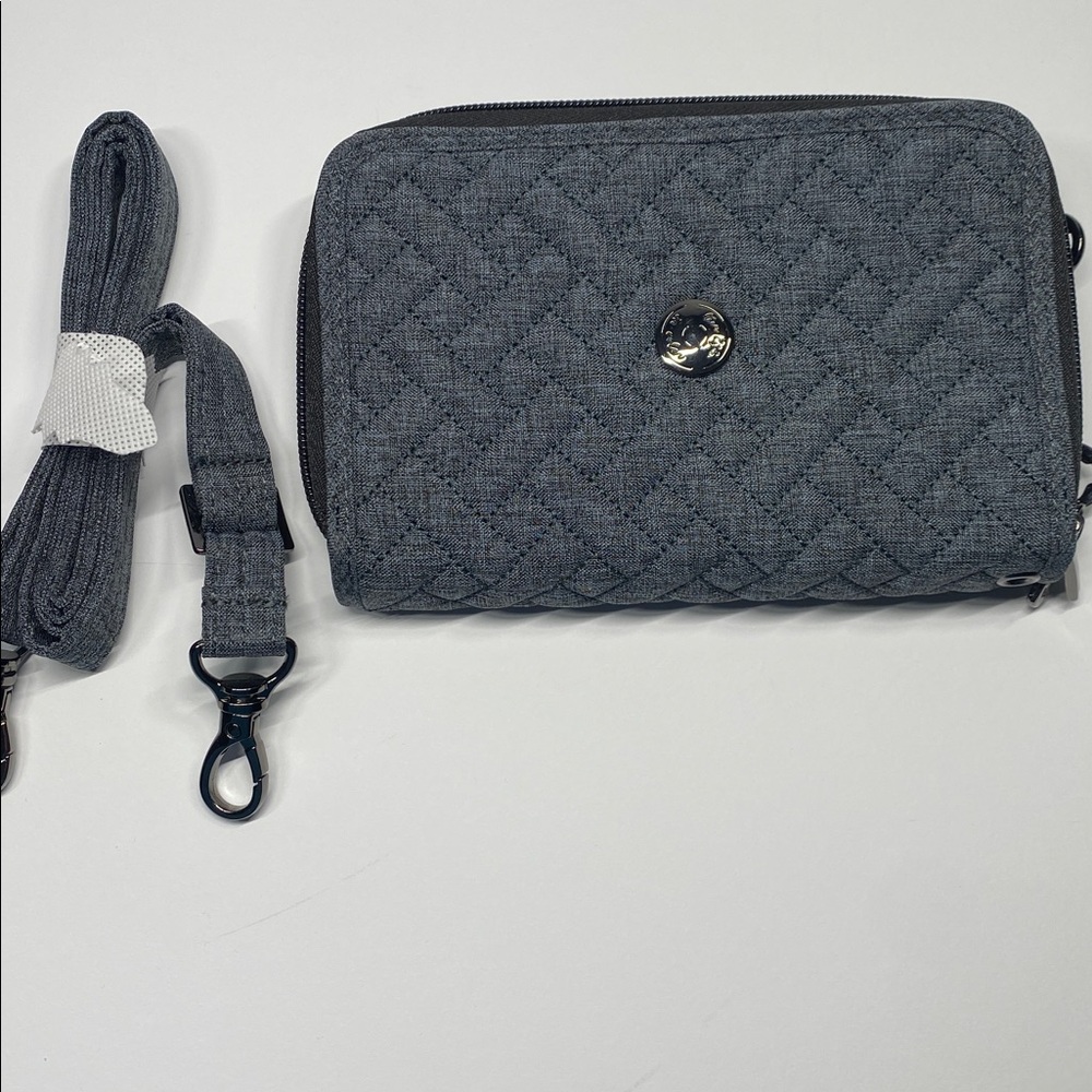 Lug Quickstep Crossbody/Wallet in Heather Grey